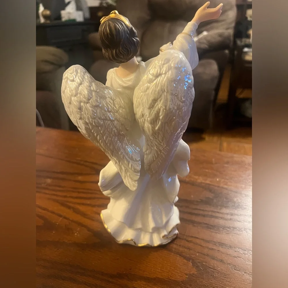 Elegant White Angel Figurine